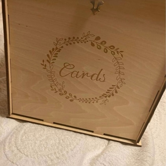 Brand New, Wooden Card Box (Party, Wedding, Graduation) - Picture 5 of 5
